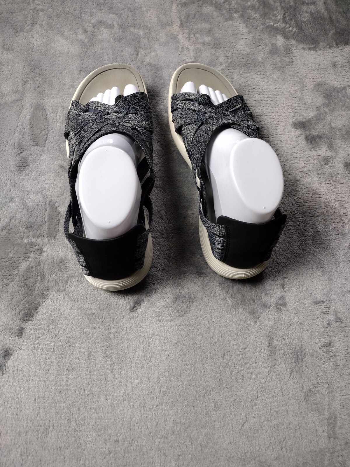 Merrell Duskair sandalo leggero nero e bianco tessuto erica taglia 9 M