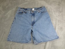 Vintage Levis 522 Size 16 Blue Jean Shorts Made in USA Medium Wash