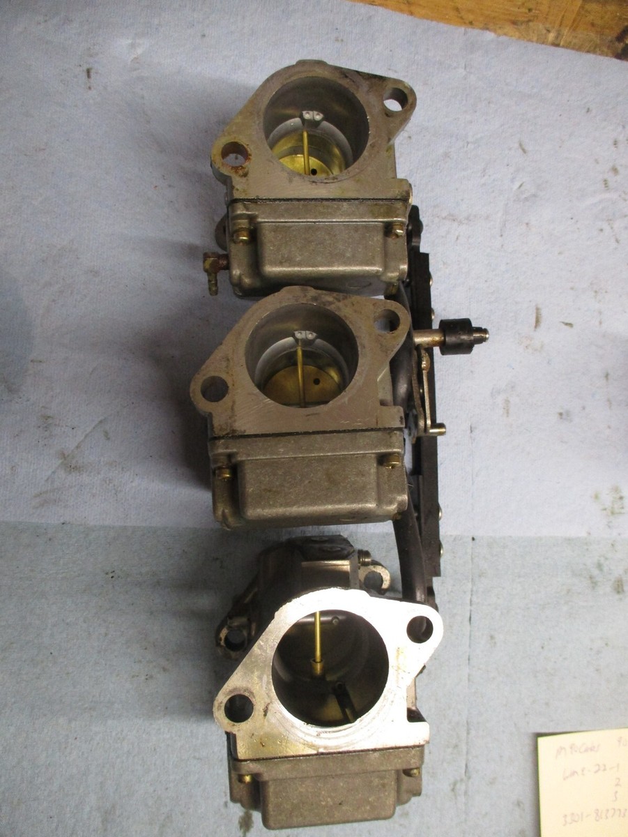 MERCURY 90 HP 1986 CARBURETORS WME-22-1/2/3 3301-813773-C (G69) | eBay