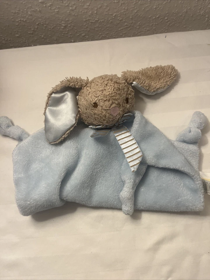 Плюшевое пасхальное одеяло Dan Dee Blue Bunny Lovey Security с погремушкой - Изображение 3 из 3