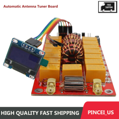 ATU-100 Automatic Antenna Tuner Board 1.8-50MHz 100W 0.96'' OLED 3.2 Version