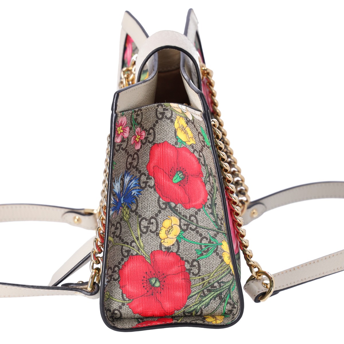 ショルダーバッグ・ポシェット Gucci Padlock GG Supreme Padlock Small Shoulder Bag With Brown Leather Key