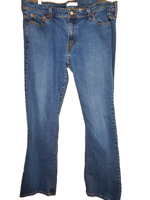 LEVI'S 515 BOOT CUT STRETCH JEANS 16L INSEAM 32.5 INCHES