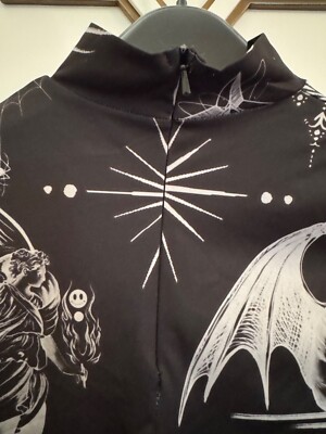 Sacai x Jean Paul Gaultier x Dr. Woo printed tattoo top long