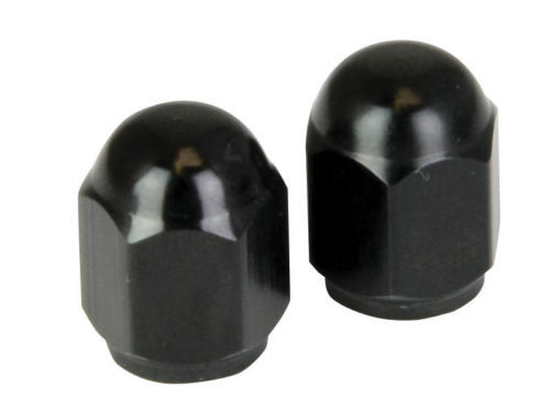 BIKE IT HEXAGON VALVE CAPS - BLACK