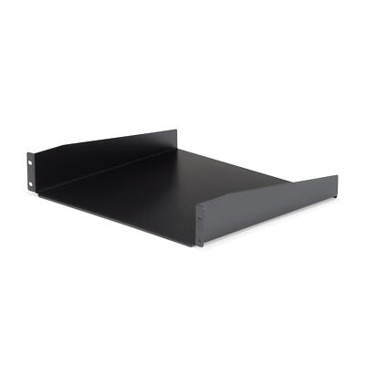 StarTech.com Universal Standard Ablage für Serverschrank Rack Farbe Schwarz