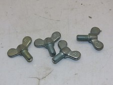 Lot of 4 1-GHL-07-M7-17- Thumb Wing Screw,1/2"-13 Full Thread Iron ,1"L,