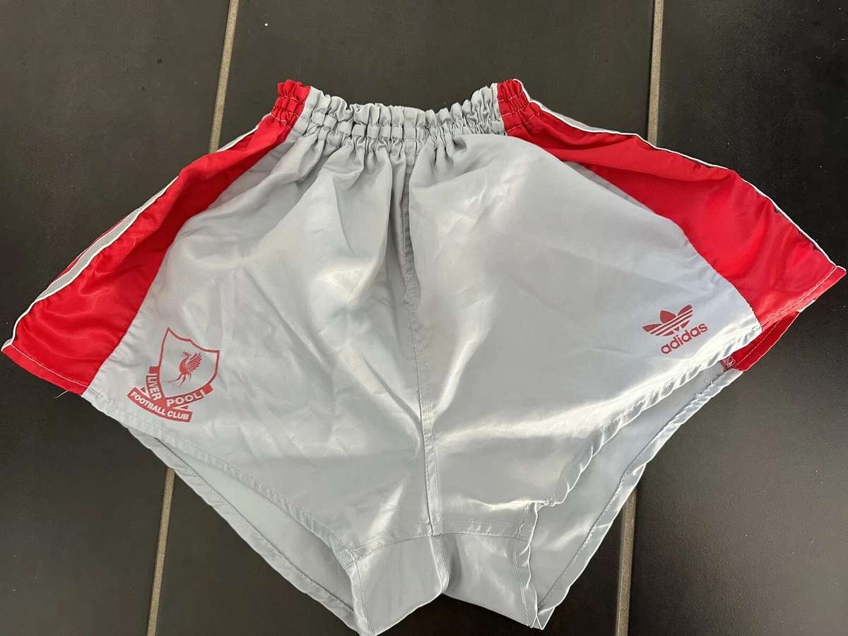 Liverpool Adidas Nylon Shorts Glanz Vintage Football Swim Retro 80 s B1239