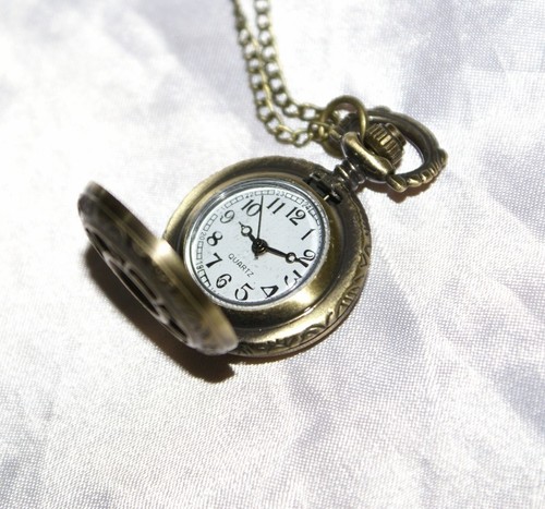 Orologio pendente donna collana piccolo elegante tasca uomo Quartz stile  unico | eBay