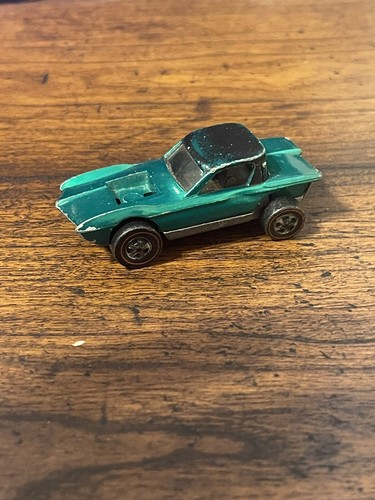 Vintage Original 1967 Hot Wheels Redline Python Aqua Blue Hong Kong