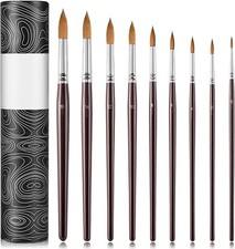 New Watercolor Brushes 9Pcs Professional Superior Watercolor Paint