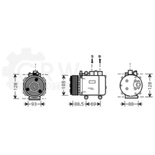 Kompressor Klimaanlage Klimakompressor für Ford Mondeo III Stufenheck BWY