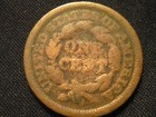 1848  #2 LARGE CENT TUFF DATE — photo 2
