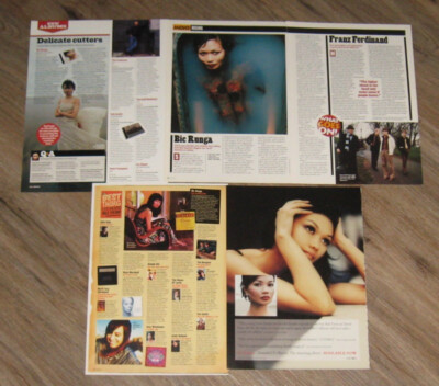 Bic Runga original FULL PAGED magazine clippings pages PHOTO article