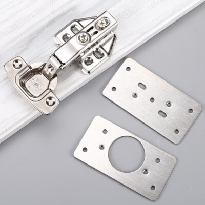 Schließdämpfer Möbelband Topfband Mit Dämpfung 35 Mm – Für Schrank- Und Möbeltüren, Edelstahl, Silber Torbänder Scharniere