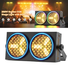 250W COB Par Can Light Stage DJ Light LED Audience Blinder Disco Party Light DMX