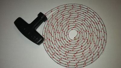STEINSÄGE, RASENTRIMMER, MOTORSÄGE STARTERGRIFF + SCHNUR 3m x 4,5mm