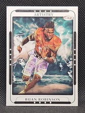 2023 Sage Artistry Black Bijan Robinson card #15 RC Longhorns Atlanta Falcons