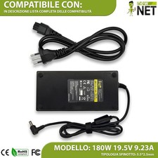 Caricatore compatibile con ASUS ROG G750J G750JS-T4054H 180W 19.5V 9.23A