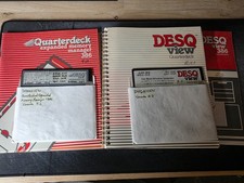 Vintage Quarterdeck DESQview 2.2 5.25 Softwar...