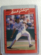 1990 Donruss Mark Gubicza  Off Center Miss Print