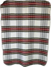 Pottery Barn KIDS BABY Heritage Tartan Toddler Crib plaid blanket throw 30x40