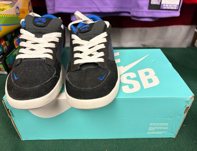 Nike SB Chron 2 CNVS Skateboarding Shoes Black Mens US 6.5 D