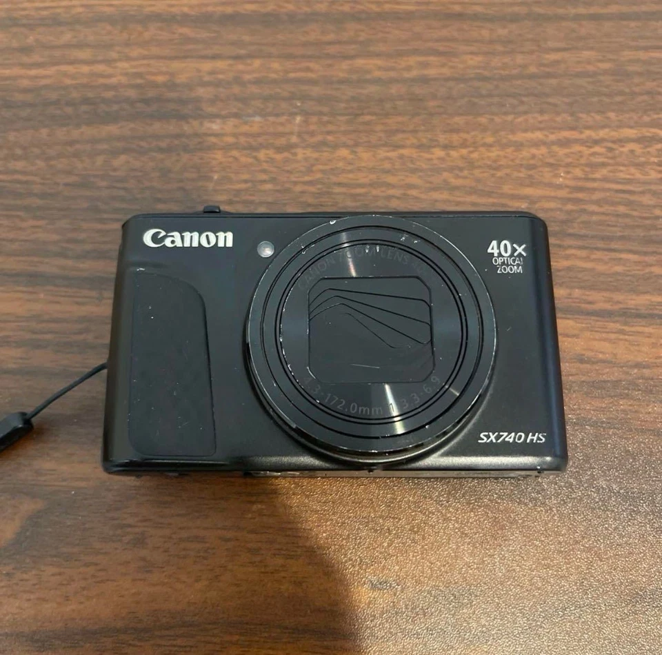 Canon PowerShot SX740 HS Compact Digital Camera Black 40x Optical Zoom, As-Is - Image 2 of 4