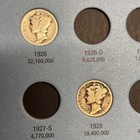 34 MERCURY SILVER DIMES coin collection. In WHITMAN Book— Various Years — photo 8