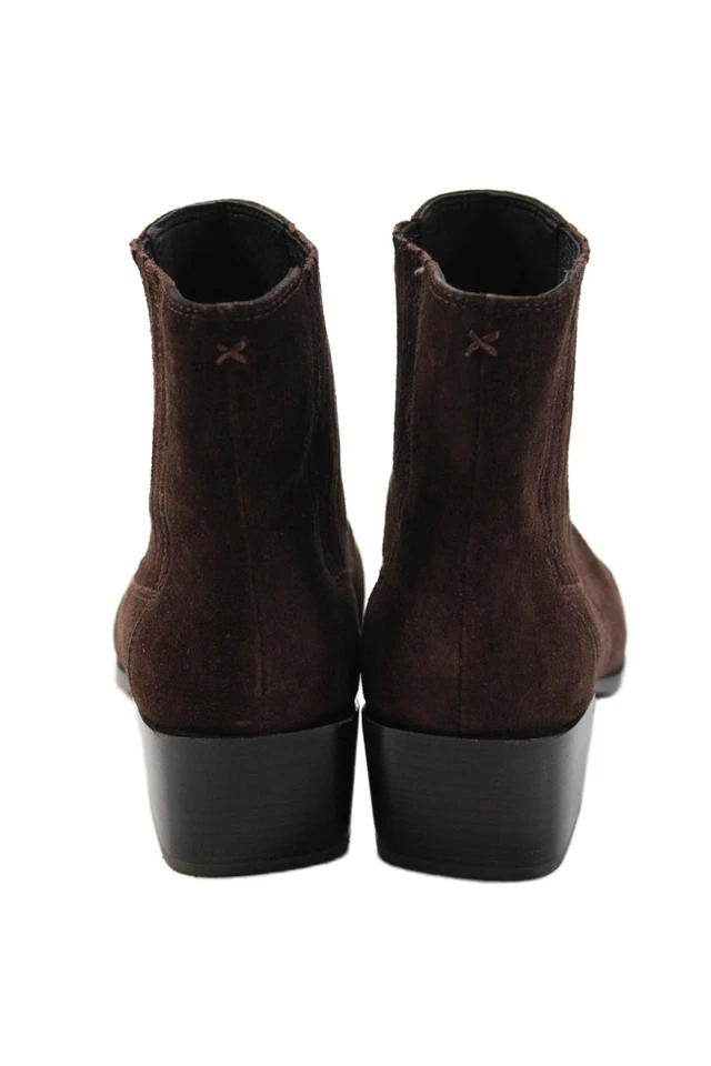 Botas al tobillo Rag & Bone para mujer de gamuza con inserción elástica marrón talla 37 7 Foto 3 de 4