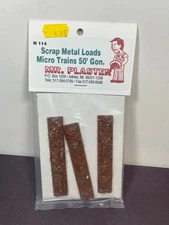 Mr Plaster Scrap Metal Loads Micro Trains 50' Gondola N Scale Accessory Set