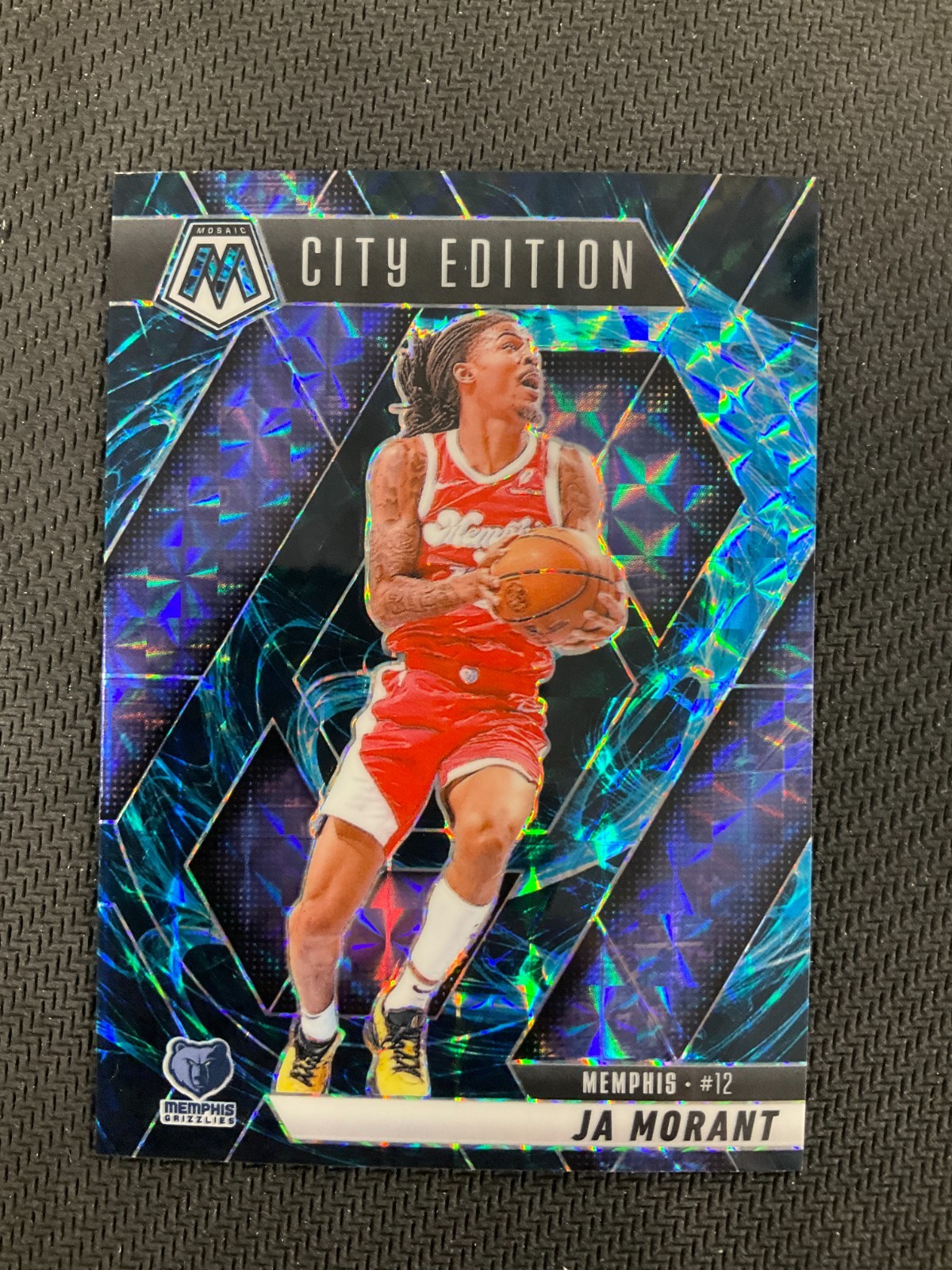 2024-25 Panini Mosaic #281 Ja Morant City Edition Genesis Prizm SP No Reserve