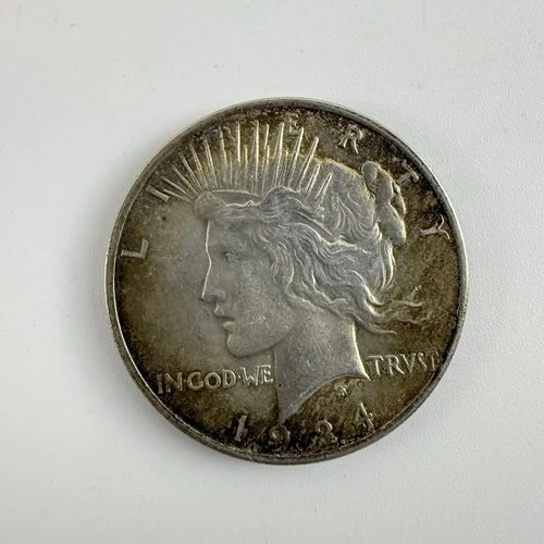 1924-P Peace Dollar Coin 90% Silver G Good