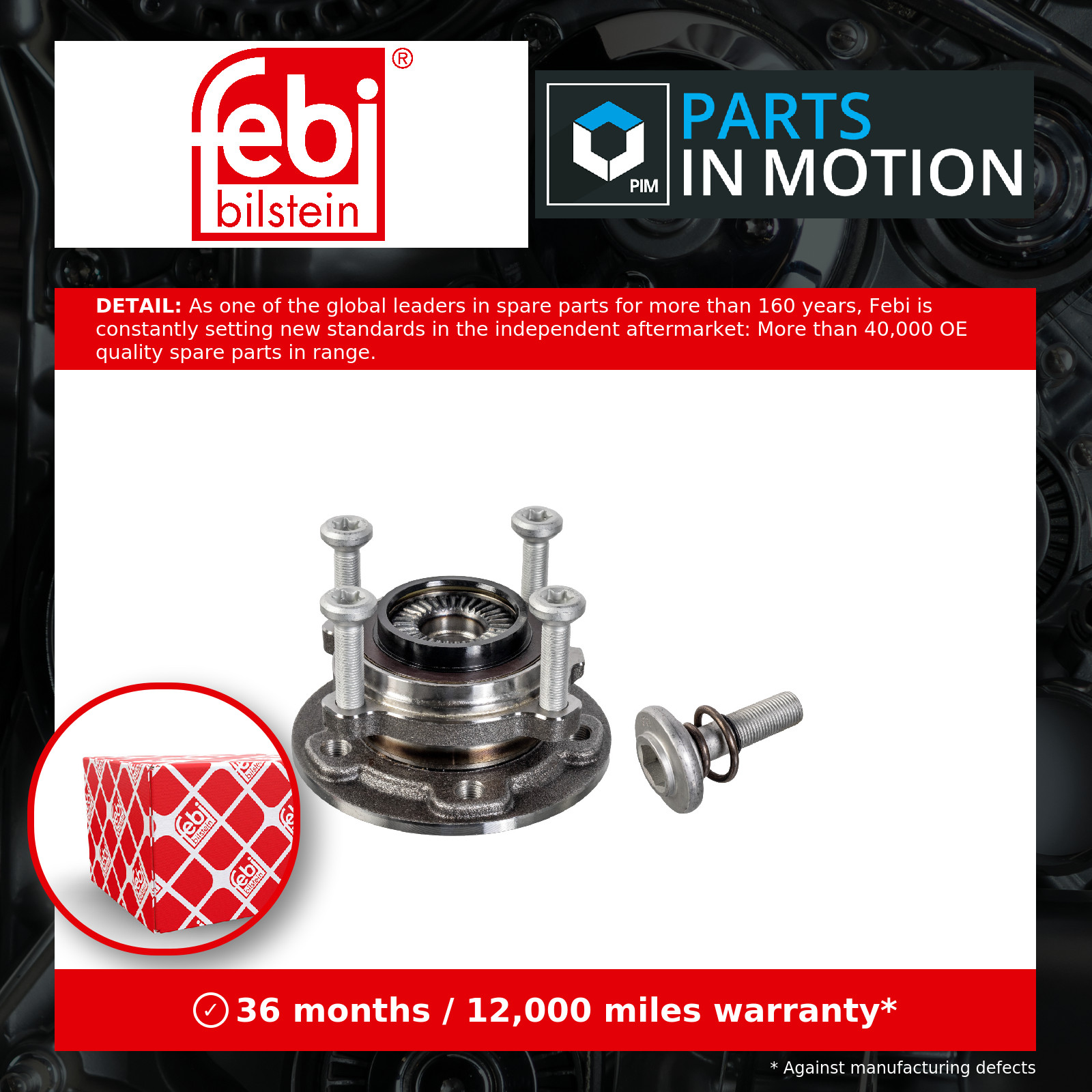 Wheel Bearing Kit fits MINI ONE F55, F56 Front 1.2 1.5 1.5D 2014 on 31206874443