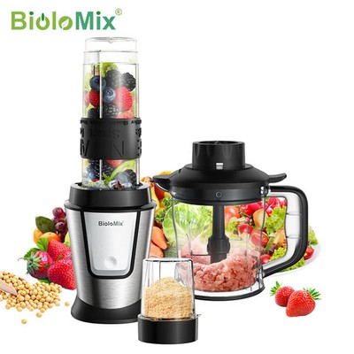 3-in-1 Multifunctional Food Processor 700W Portable Juicer Blender Smoothie