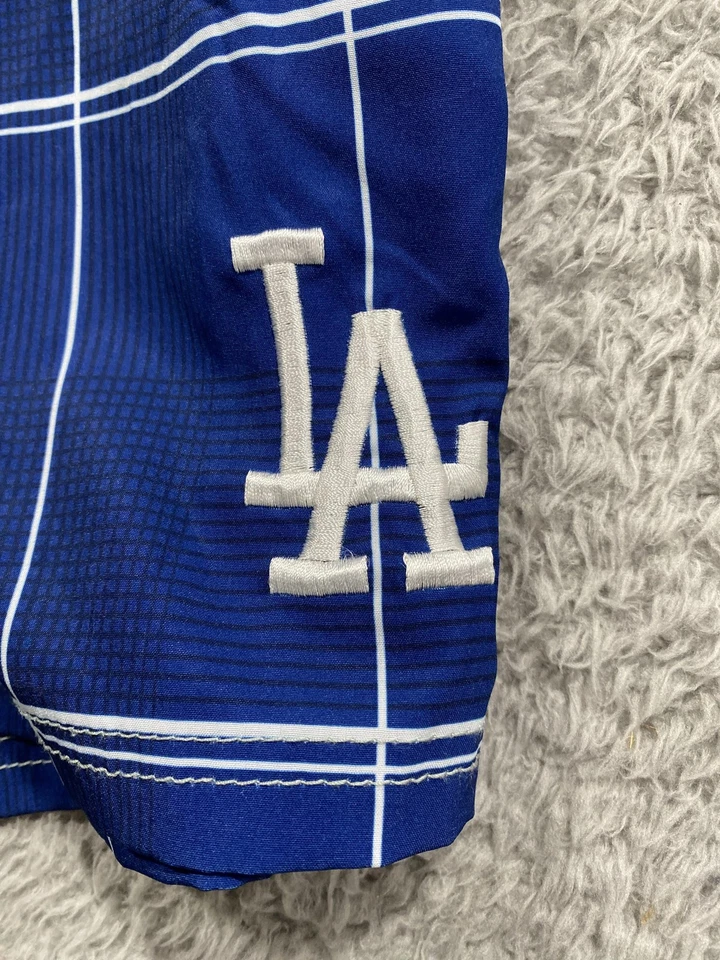Pantalones Cortos de Los Angeles Dodgers Para Hombres 2XL Azul MLB Béisbol G-III Bañador a Cuadros Foto 3 de 4