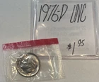 1976-D Roosevelt Dime! (UNC) Uncirculated Cond! “Still In Mint Cello” ENN Coins