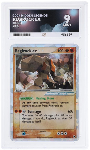 Regirock ex graded ACE 9 for sale on eBay