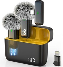 Wireless Microphone for iPhone Android Lav Mic USB C Lavalier 01 USB C