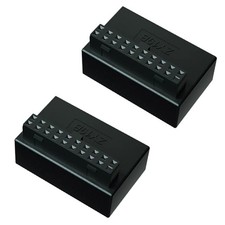 L Turn Right Angle USB 3.0 19/20 Pin Adapter Male To Female Motherboard
