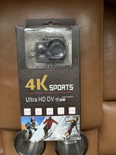Ultra HD DV 4K Sports Action Camera, 18MP, Waterproof, Wi-Fi, 170 Lens