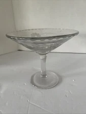 American Brilliant 1890/1920’s Etched VTG  Cut Glass Elegant Crystal 6” Compote