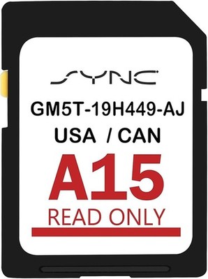 2025 Latest A15 Navigation SD Card Map Sync 2 Compatible with Ford & Lincoln... 