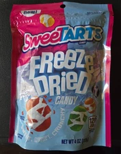 Sweetarts Freeze Dried Candy, Sweet-crispy-crunchy, 4oz (2 Bags)