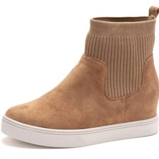 Corkys Footwear Women's Sweater Weather Bootie Camel