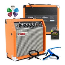 5Core Guitar Amp 20W Electric Bass Acoustic Portable Practice Mini Amplifier