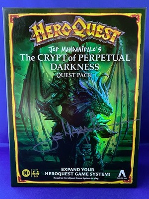 HeroQuest Crypt of Perpetual Darkness Quest Pack AUTOGRAPHED by Joe Manganiello
