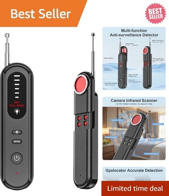 Rechargeable 2025 Hidden Camera Detector: Effective Bug and GPS Tracker Finder