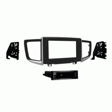 Metra 99-7811B 2016-Up Honda Pilot Vehicle Single ISO DIN Dash Kit - Matte Black