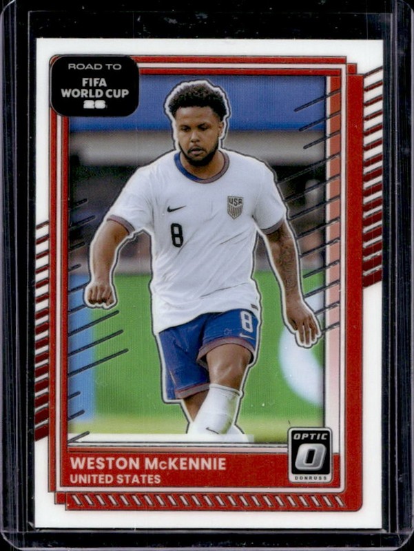 2025-26 Panini Donruss Road to FIFA World Cup 26' Weston McKennie Optic #24